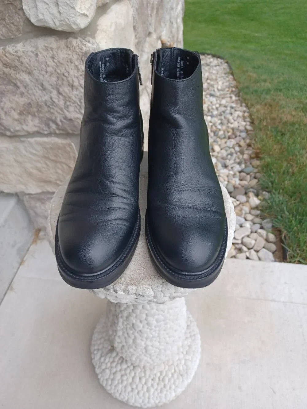 Thursday Boot Co Women's Zip-Up Boot Size 8 Black